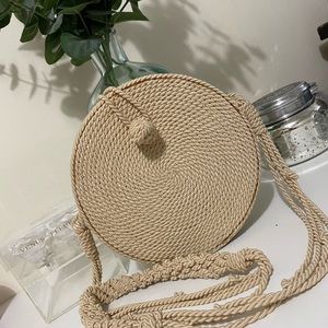 Beautiful beige bag for summer